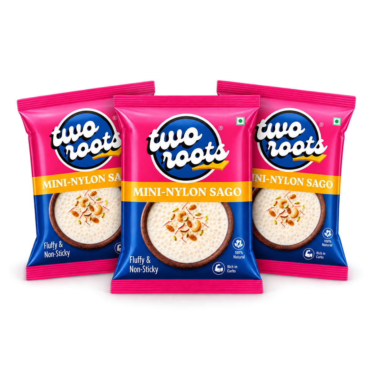 Mini Nylon Sabudana Pack of 3 (500g x 3 Packs)